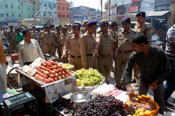 Despite of Tripura High Court’s order, illegal eviction of hawker continues, alleged vendors Despite of Tripura High Court’s order, illegal eviction of hawker continues, alleged vendors